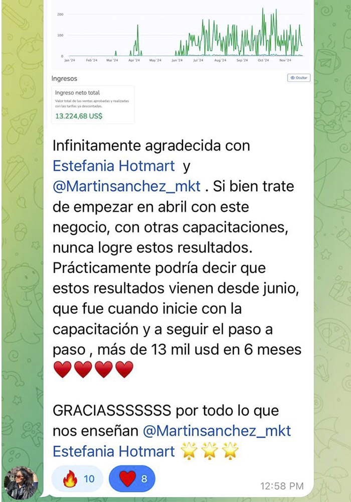 Daniela Rios Testimonio